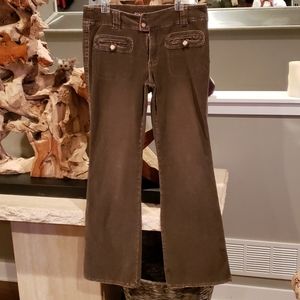 Department of peace dark brown corduroy pants